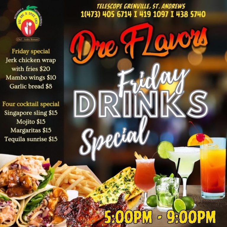 Dre Flavors Friday Drinks Special