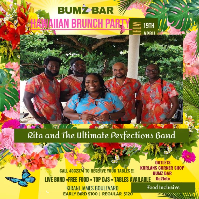 Aloha Hawaiian Brunch Party at Bumz Bar