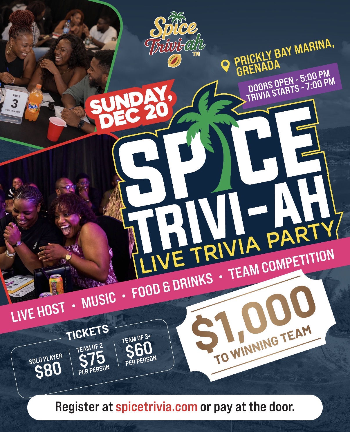 Spice Trivi-ah Live party