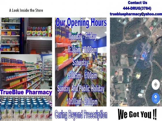 True Blue Pharmacy Inc - 10% off for Go2fete Card Holders