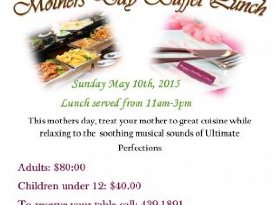 Mothers Day Special @ Le Chateau
