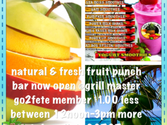 Grill master smoothie bar