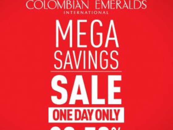 Mega Savings Sale at Colombian Emeralds International