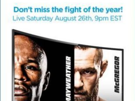 9pm Tonight - Mayweather vc McGregor Fight
