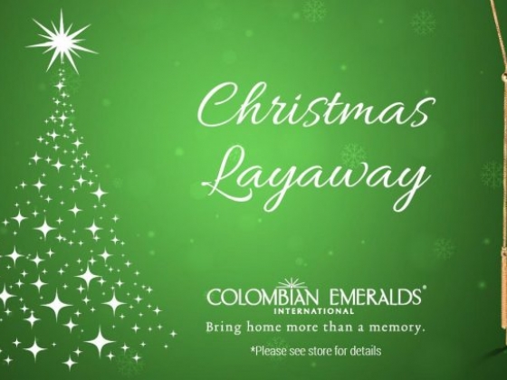 Colombian Emeralds International Christmas Layaway